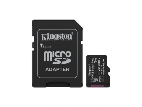 Карта памяти Kingston SDCS3/1TB Canvas Select Plus A1 U3 V30 1TB