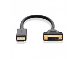 Конвертер UGREEN 20405 DP Male to DVI Female, 15cm ,Black