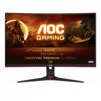AOC Игровой Монитор 27 C27G2Z3/BK/01 VA 280Гц 1мс 300кд/м 3000:1 2xHDMI 1xDP Черный