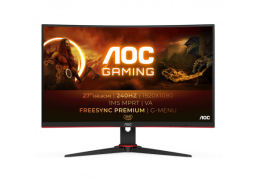 AOC Игровой Монитор 27 C27G2Z3/BK/01 VA 280Гц 1мс 300кд/м 3000:1 2xHDMI 1xDP Черный