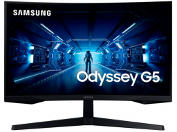 Монитор 32" Samsung LS32AG552EIXCI Odyssey G5 VA 2560x1440 165GHz 1мс 300 кд/м2 1xHDMI 1xDP Черный