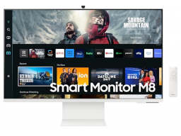 Монитор 32" SAMSUNG SMART M8 VA 3840x2160 60Hz 4мс 400кд/м2 3000:1 1xHDMI 1xUSB-C USB LS32CM801UIXCI