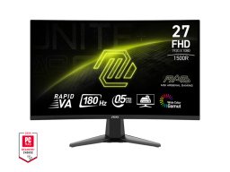 MSI MAG 27C6F 27 VA 180Hz 1500R 0.5мс 250кд/м² 3000:1 2xHDMI DP USB-C Черный