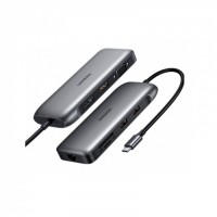 Конвертер Ugreen CM274 / USB-C To 2*USB 3.0 A / HDMI / VGA / DP / RJ45 Gigabit / SD/TF / PD