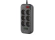 Сетевой фильтр LDNIO Defender SE6403 6 розеток 4*USB 5V/3.4A Провод 2м
