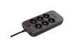 Сетевой фильтр LDNIO Defender SE6403 6 розеток 4*USB 5V/3.4A Провод 2м