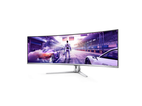 Монитор 49" PHILIPS 49M2C8900/00/01 QD OLED 5120x1440 240Hz R1800 0,03мс 1.5млн:1 1xDP 2xHDMI 1xUSB