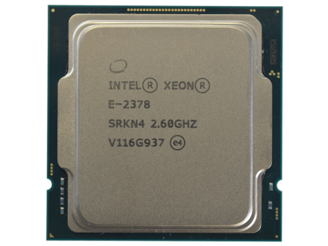 Процессор Intel XEON E-2378, FCLGA1200, 2.6 GHz (max 4.8 GHz), 8/12, 65W, tray