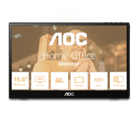 Монитор портативный AOC 15,6" 16T3EA IPS FHD 60Hz 4мс 250кд\м 700:1 USB-C