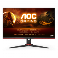 AOC Игровой Монитор 23.8 24G2ZE/BK, IPS, 240Гц, 0.5мс, 1920x1080, Черно-красный