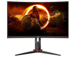 AOC CQ27G2SE/BK Игровой Монитор 27 изогнутый, 2560x1440, 165Гц, 1мс, 250кд/м2, 3000:1, 2xHDMI, 1xDP