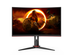 Монитор 27" AOC CQ27G2U/BK VA Curved 144Hz 2560x1440 1мс 250кд/м2 3000:1 2xHDMI 1xDP 4xUSB Черный