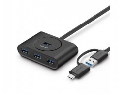 HUB CR113 USB 3.0 A With USB-C Plug 4 Ports HUB 40850
