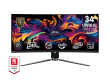 Монитор 34" MSI MPG 341CQPX QD-OLED 3440x1440 240Hz 1800R 0.03ms 1.5млн:1 2xHDMI 1xDP 4xUSB