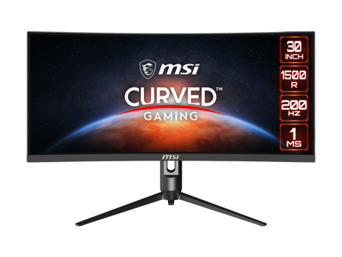 Монитор 27" MSI Optix MAG301CR2 VA 2560x1080 200Hz 1500R 1ms 300cd/m 2xHDMI DP USB TypeC Black