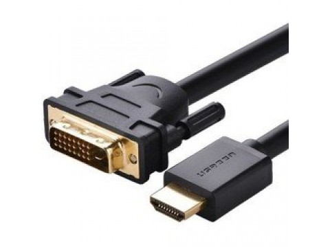 Кабель UGREEN HD106 HDMI to DVI Cable 3m (Black), 10136