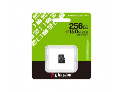 Карта памяти Kingston SDCS3/256GBSP Canvas Select Plus A1 U1 V10 256GB