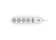 Сетевой фильтр LDNIO Universal SE4432 4 розетки 4*USB 5V/3.4A Порта 2м