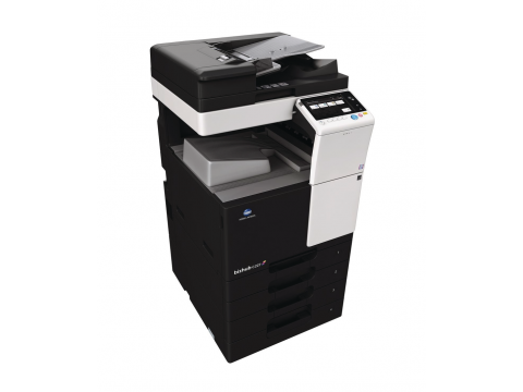 МФУ Konica Minolta Bizhub 227 / Print Speed: 22 ppm / Copy Speed: 22 cpm / Scan Speed: 45 opm / Paper Capacity: 1,100 sheets / Resolution: 600 x 600 dpi