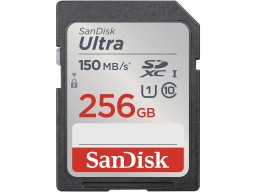 SanDisk Ultra 256GB SDXC Memory Card 150MB/s, EAN: 619659200237