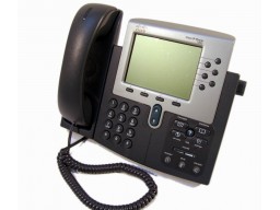 Телефон Cisco CP-7960G / Display Resolution: 320x222 / Protocols: SIP, SCCP / Ethernet Ports: 2x 10/100 / PoE: Yes / Speakerphone: Yes