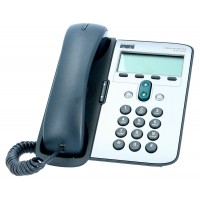 Телефон Cisco CP-7912G-A / Display: 192x64 Monochrome / Ethernet: 10/100Base-T / Protocol: SCCP / PoE: IEEE 802.3af