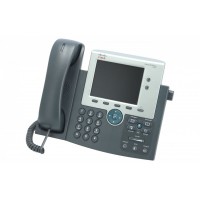 Телефон Cisco CP-7945G / 5-inch Color Display / Dual Ethernet Ports / Power over Ethernet / Wideband Audio