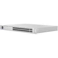 Коммутатор Ubiquiti USW-PRO-AGGREGATION / 28 портов 10G SFP+, 4 порта 25G SFP28, поддержка резервного питания, Layer 3 switching
