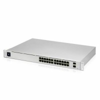 Коммутатор Ubiquiti Pro 24 / (24) GbE ports / (2) 10G SFP+ ports / DC power backup-ready / Layer 3 switching / Silent cooling