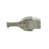 3M DE010022734 Розеточный модуль кат. 6А, экранированный, монтаж без инструмента, белый, STP