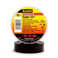 3М 80611207012 Scotch® Super 33+™ Изолента ПВХ Морозостойкая высшего класса, рулон 19 мм х 20 м