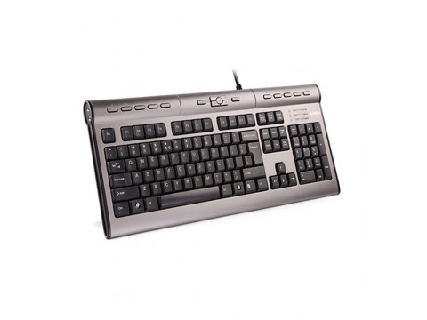 Клавиатура A4Tech KL-7MUU Silver+Grey