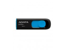 ADATA UV128, 32GB, UFD 3.1, Black/blue (AUV128-32G-RBE)