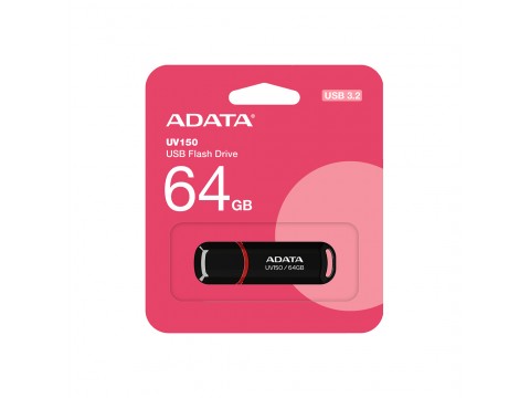USB-накопитель ADATA AUV150-64G-RBK 64GB Черный