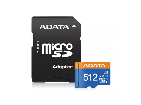 Карта памяти ADATA AUSDX512GUICL10A1-RA1 UHS-I CLASS10 A1 512GB