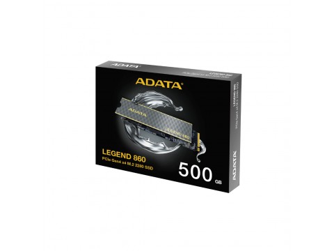 Твердотельный накопитель SSD ADATA LEGEND 860 SLEG-860-500GCS 500GB PCIe Gen4x4 M.2