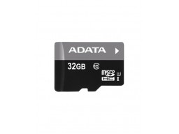 ADATA microSDHC, 32 Gb, UHS-I Class 10 + SD adapter