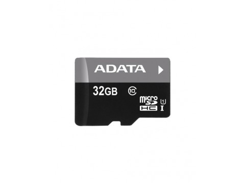 ADATA microSDHC, 32 Gb, UHS-I Class 10 + SD adapter