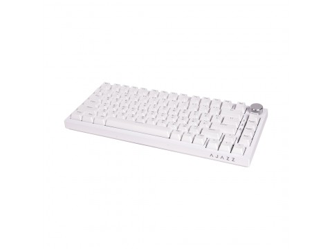 Клавиатура Ajazz AK820 Blue Switch White