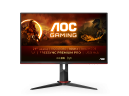 AOC Геймер 27G2SU/BK/01 27 VA 165Гц Full HD 1мс 350cd/m² 3000:1 2xHDMI DP USB 2x2W Черный