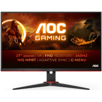 AOC Игровой Ястреб 27G2ZNE 27 VA 240Гц 1мс 300кд/м² 3000:1 2xHDMI DP Черный/Красный