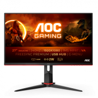 Монитор AOC C27G2ZU 27 дюймовый игровая модель с изогнутым экраном и высокой частотой обновления