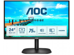 Монитор AOC 24B2XHM2/01 VA 23.8 FHD 75Гц 4мс 3000:1 1xD-Sub 1xHDMI Чёрный