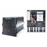 ИБП APC Smart-UPS RT RM, 15kVA/12kW, On-Line, 1:1/ 3:1, 12U, Extended-run, Web/SNMP Card (SURT15KRMXLI)