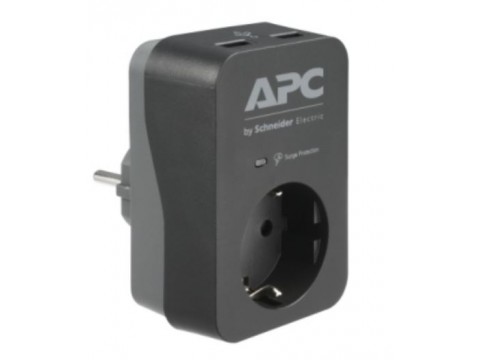 Сетевой фильтр APC Essential SurgeArrest 1 Outlet  Black (PME1WU2B-GR)