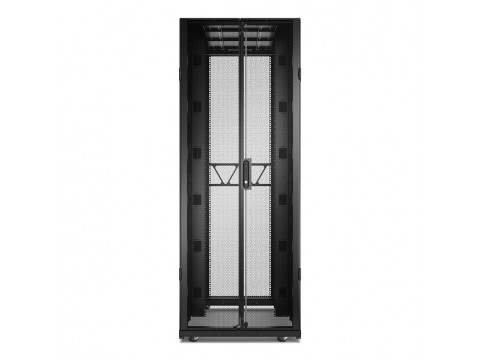 APC NetShelter SX Server Rack Gen 2, 42U, 1991H x 750W x 1200D mm, with Sides, Black [TAA]