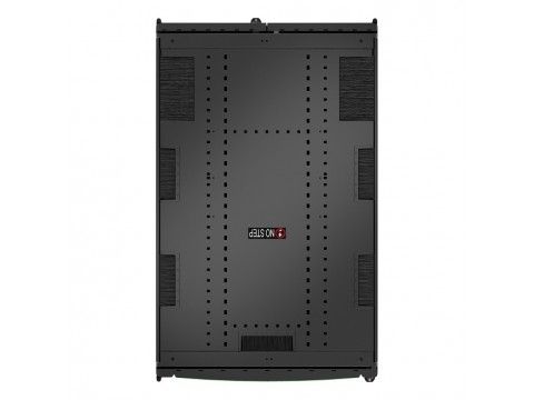 APC NetShelter SX Server Rack Gen 2, 42U, 1991H x 750W x 1200D mm, with Sides, Black [TAA]