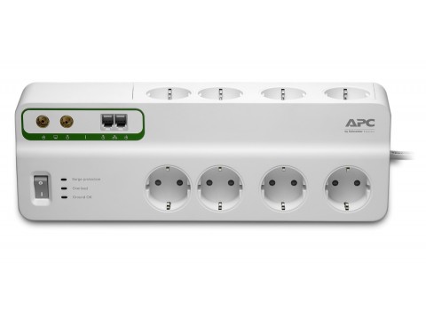 APC Performance SurgeArrest 8 outlets with Phone & Coax Protection 230V