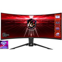 ASRock Виртуоз 34 PG34WQ15R2B изогнутый VA монитор 3440x1440@165Hz 1мс 300cd/m2 3000:1 черный