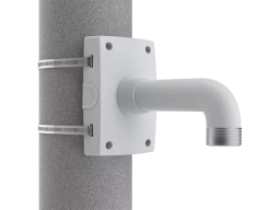 AXIS T91B67 Pole Mount Outdoor-ready, powder-coated aluminum pole mount with 1.5" NPS thread for fixed dome pendant kits